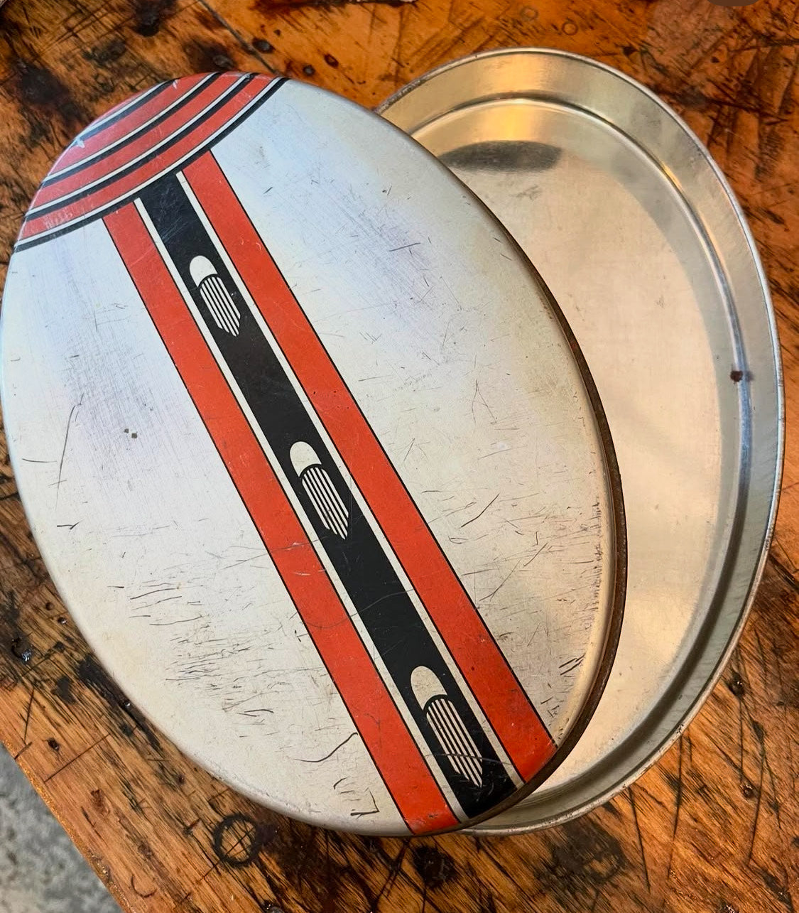 Rad Mid Century Atomic Tin