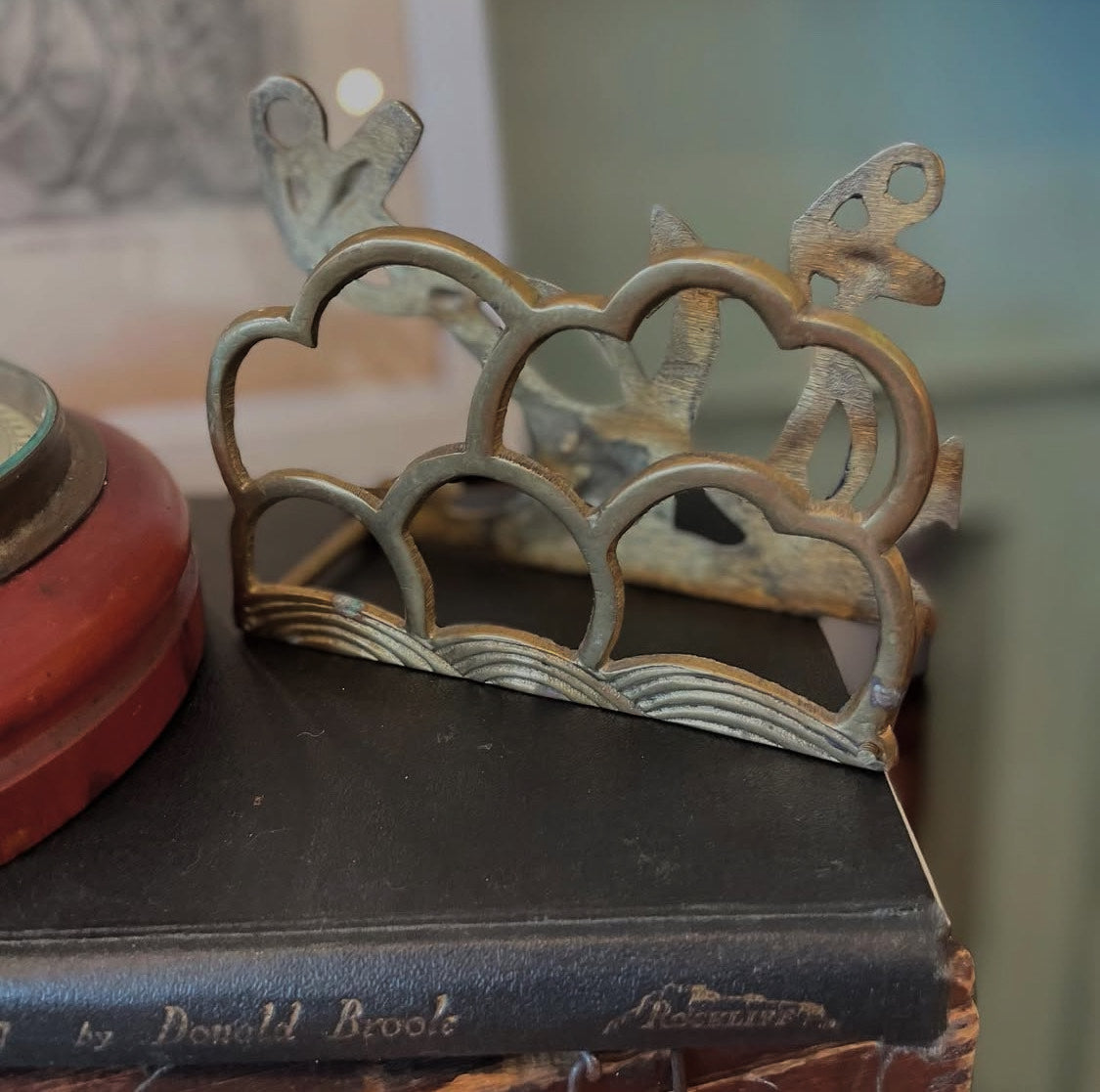 Maritimes Brass Mail/Book Holder