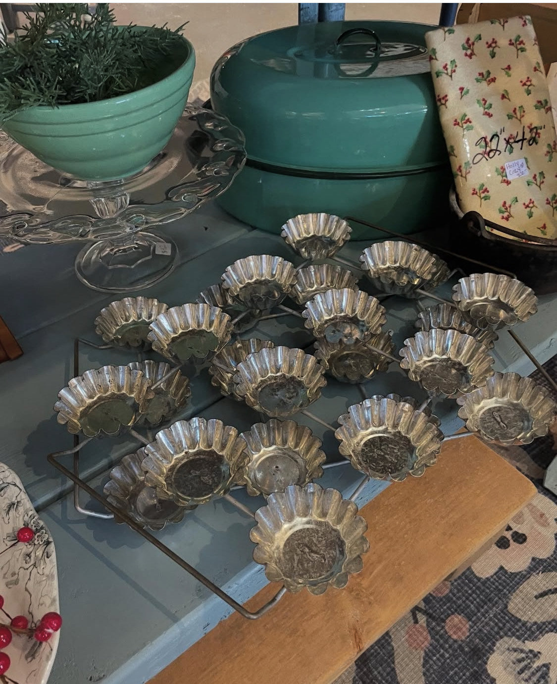Vintage Swedish Fluted Tartlet Tins