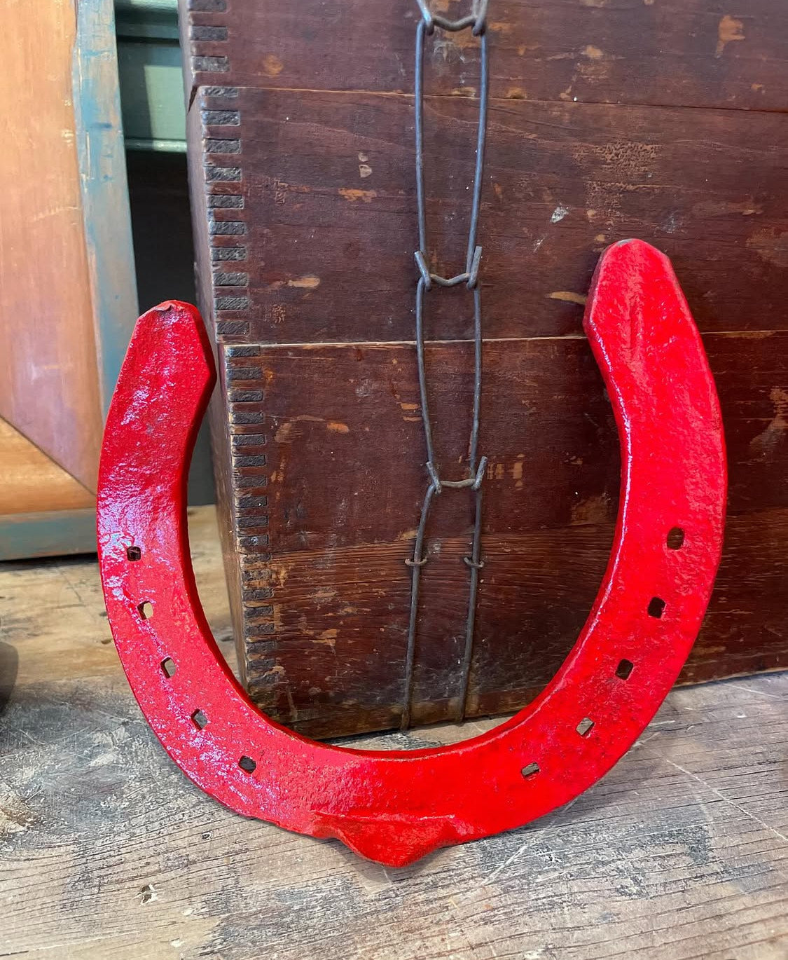 X-Large Red Good Luck Horseshoe