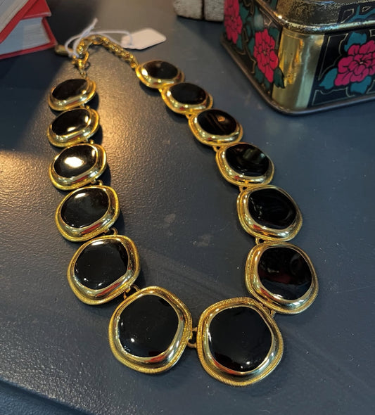 Black & Gold Quebec Necklace