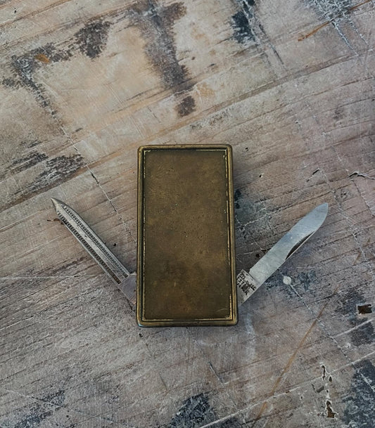 Vintage Money Clip With Fab Patina!