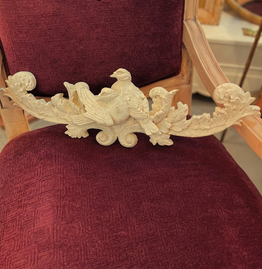 Vintage Plaster Lovebirds